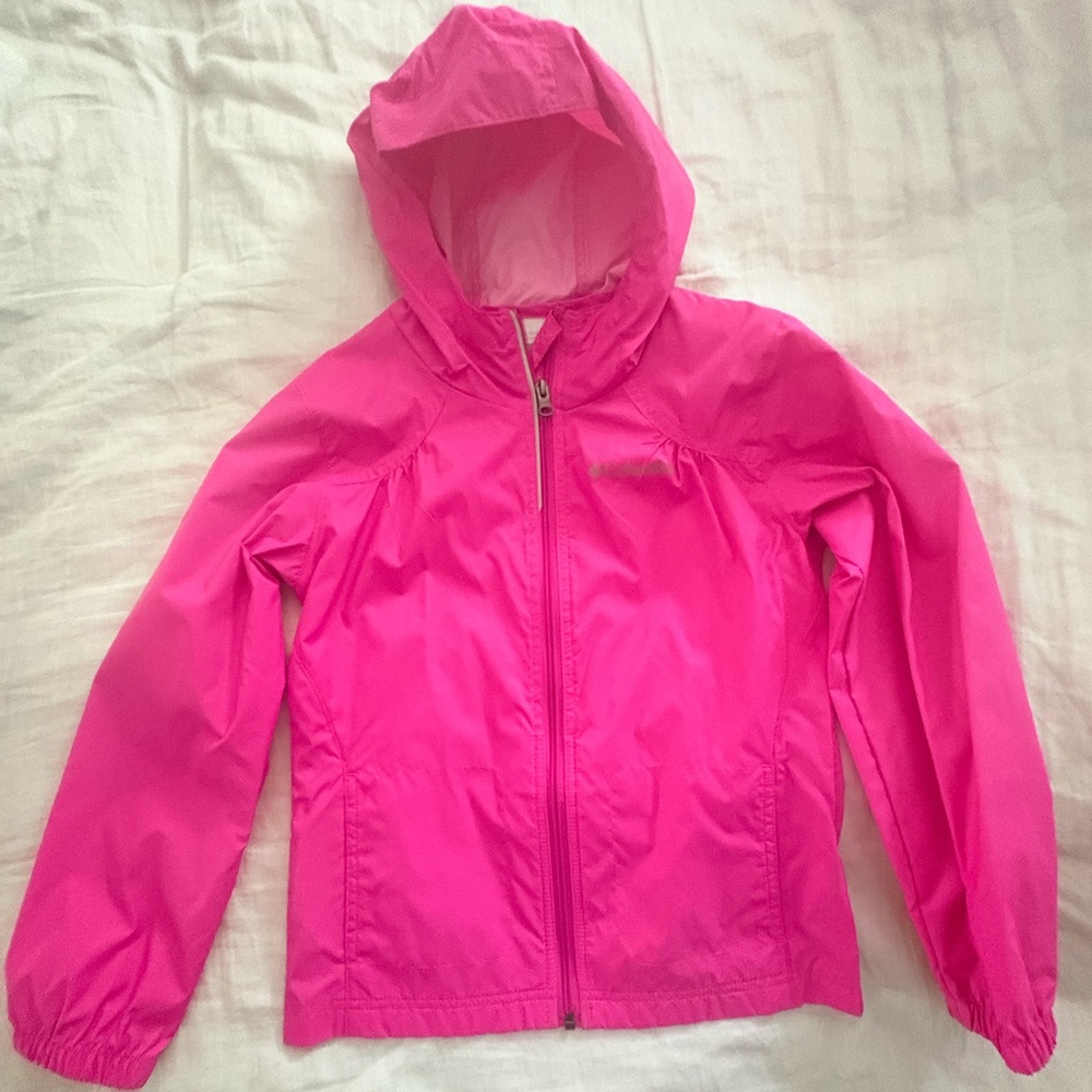 Columbia Bright Pink Lightweight Hooded Jacket